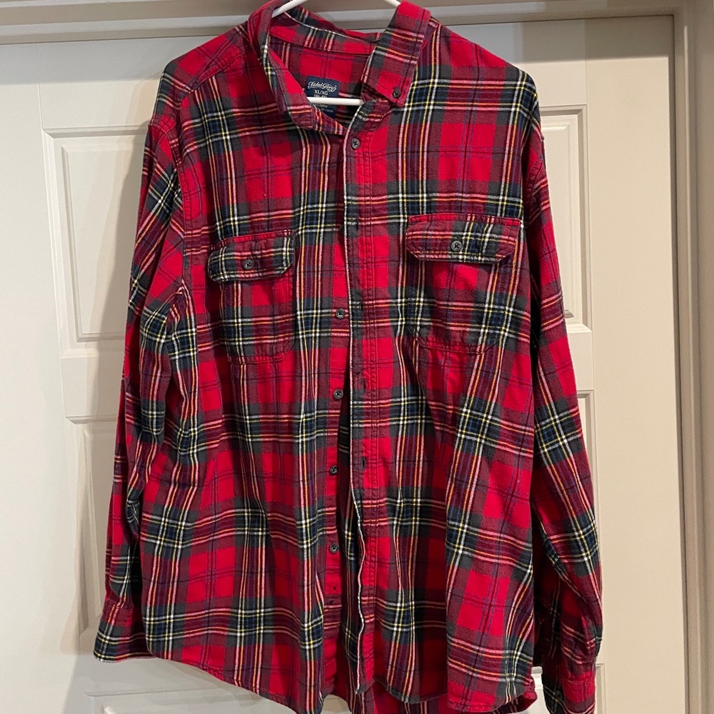 Red Plaid Men's Flannel